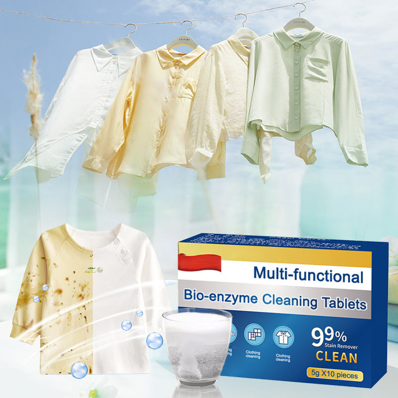 ⏳Réduction limitée de 50%💥Joli cadeau*Comprimés nettoyants bio-enzymes multifonctionnels🌸