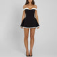 Robe Mini Sexy à Épaules Dénudées pour Femmes