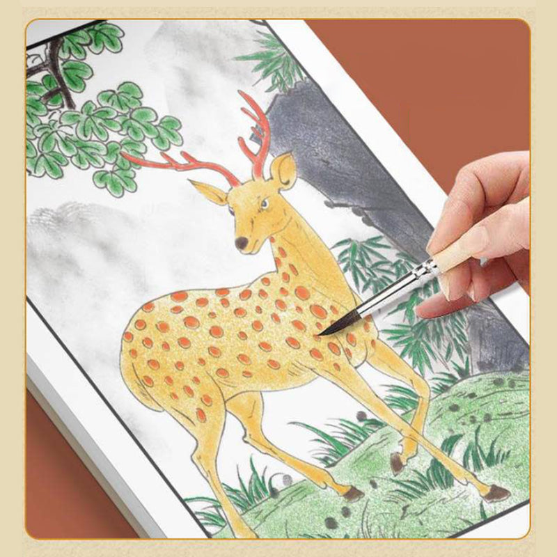 🖼️🎁Album de copie de peinture chinoise et de dessin blanc