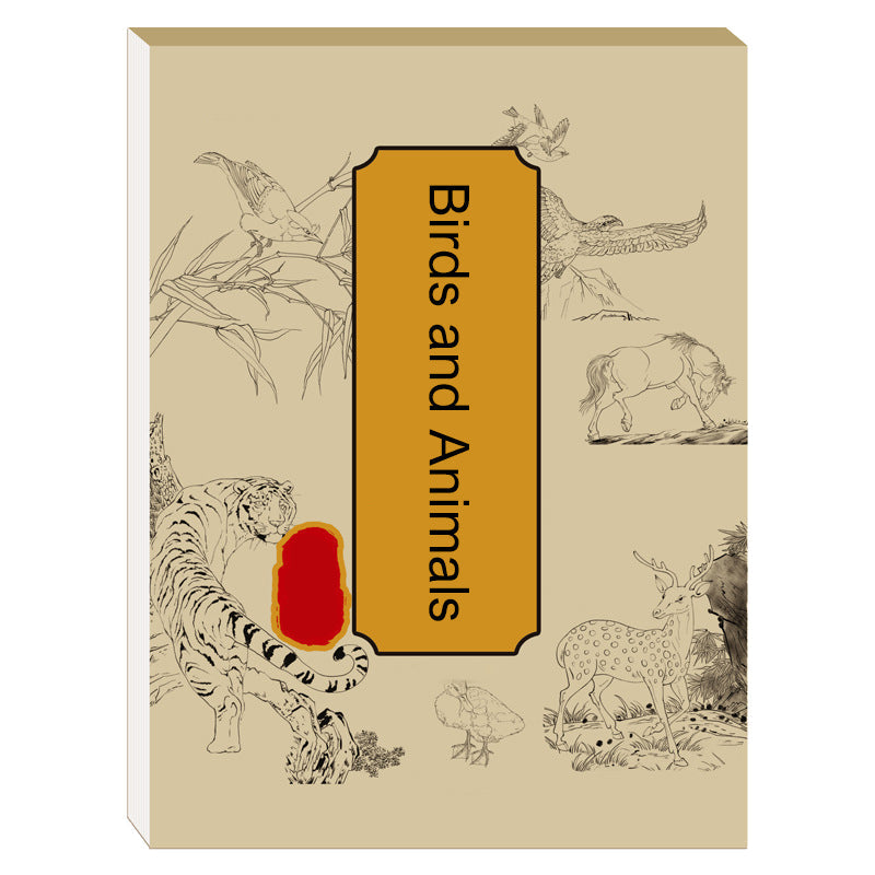 🖼️🎁Album de copie de peinture chinoise et de dessin blanc