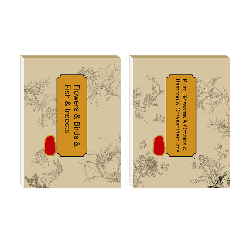 🖼️🎁Album de copie de peinture chinoise et de dessin blanc