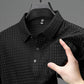 🔥 Chemise homme à manches courtes texturée 🌬️ Confortable et respirante, texture élégante, parfaite pour un usage professionnel et décontracté !