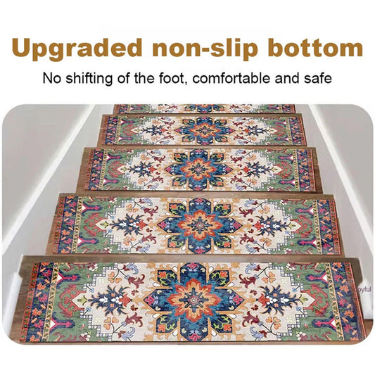 ✨Tapis d'escalier auto-adhésifs antidérapants et silencieux