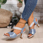 Sandales à talons pour femmes