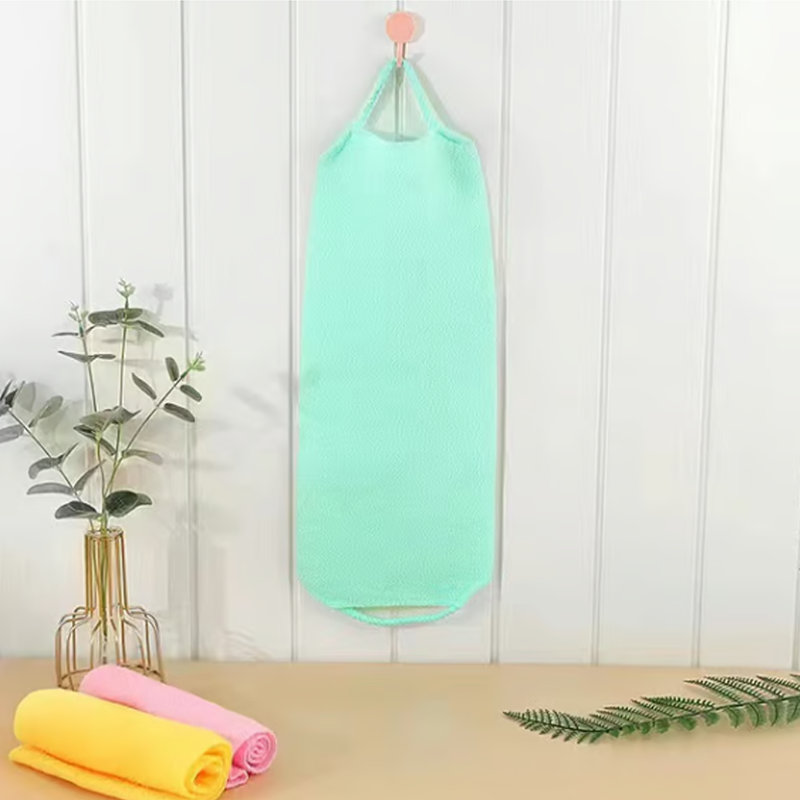 Serviette Exfoliante pour le Dos avec Poignées