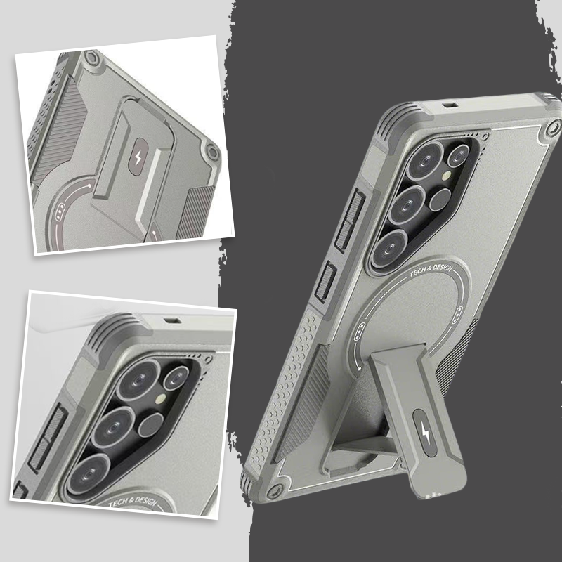 Étui magnétique anti-chute pour téléphone portable à chargement sans fil