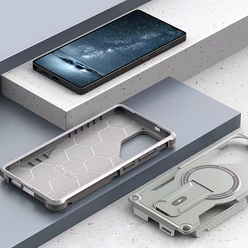 Étui magnétique anti-chute pour téléphone portable à chargement sans fil