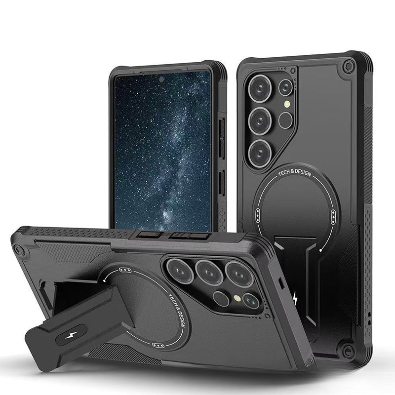 Étui magnétique anti-chute pour téléphone portable à chargement sans fil