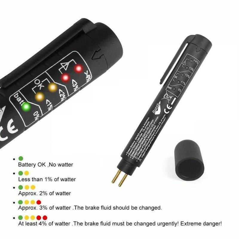 Stylo testeur d'humidité de haute précision pour liquide de frein