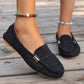 🌷50% de réduction🍃Mocassins patchwork à imprimé léopard pour femmes