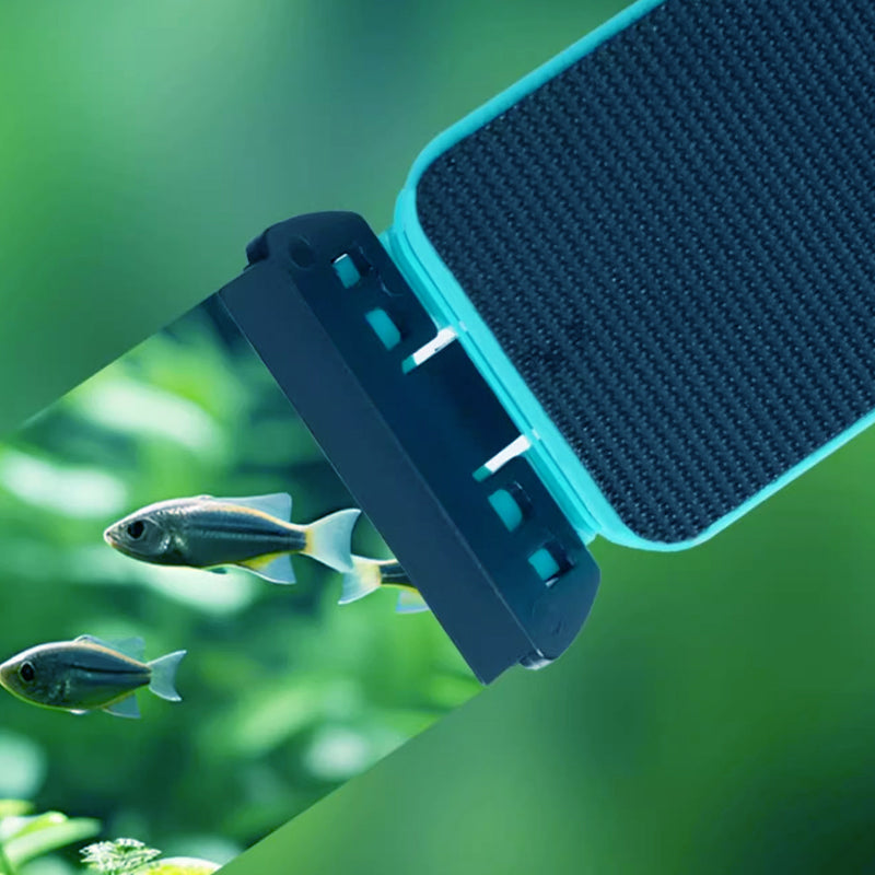 💯🪒Temps limité moitié prix - Brosse magnétique de nettoyage du verre pour l'aquarium