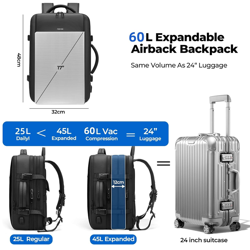 ⏳Réduction limitée de 50%🎁💥Sac à dos extensible multifonctionnel de grande capacité🎒