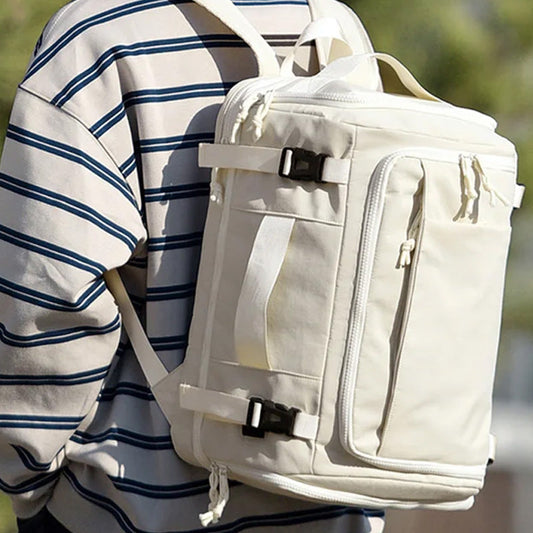 Sac à dos pour bagages de grande capacité en forme de boîte