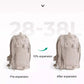 Sac à dos pour bagages de grande capacité en forme de boîte