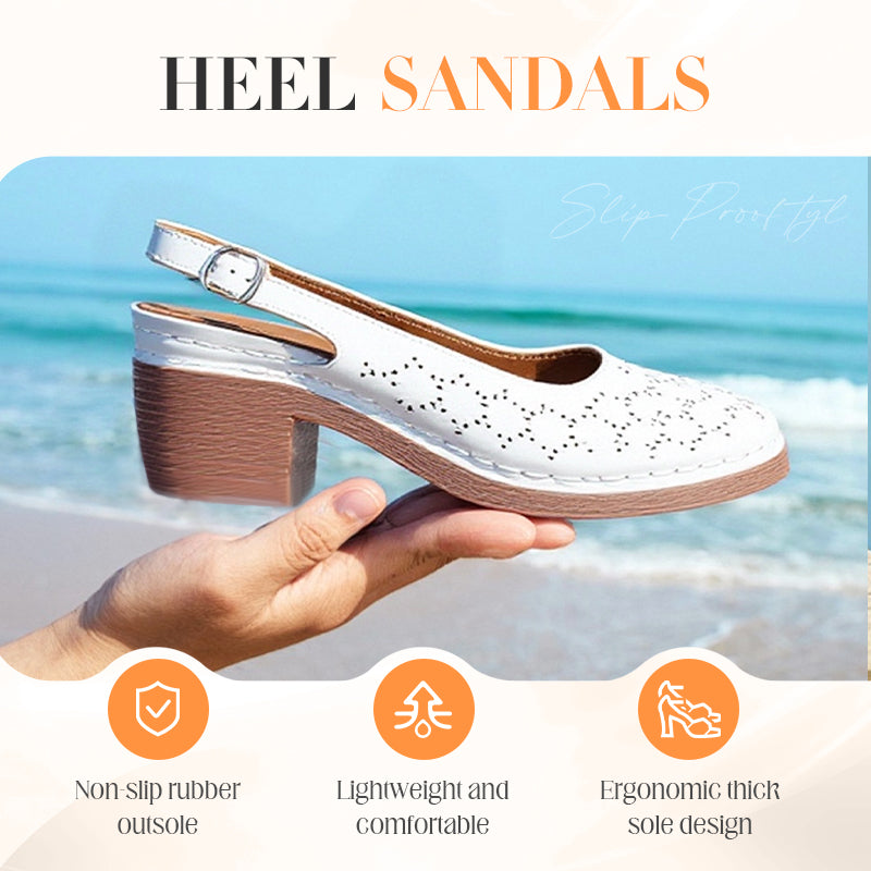 🏖️Soldes d'été 50% de réduction🌼Sandales à talons hauts creusés pour femmes