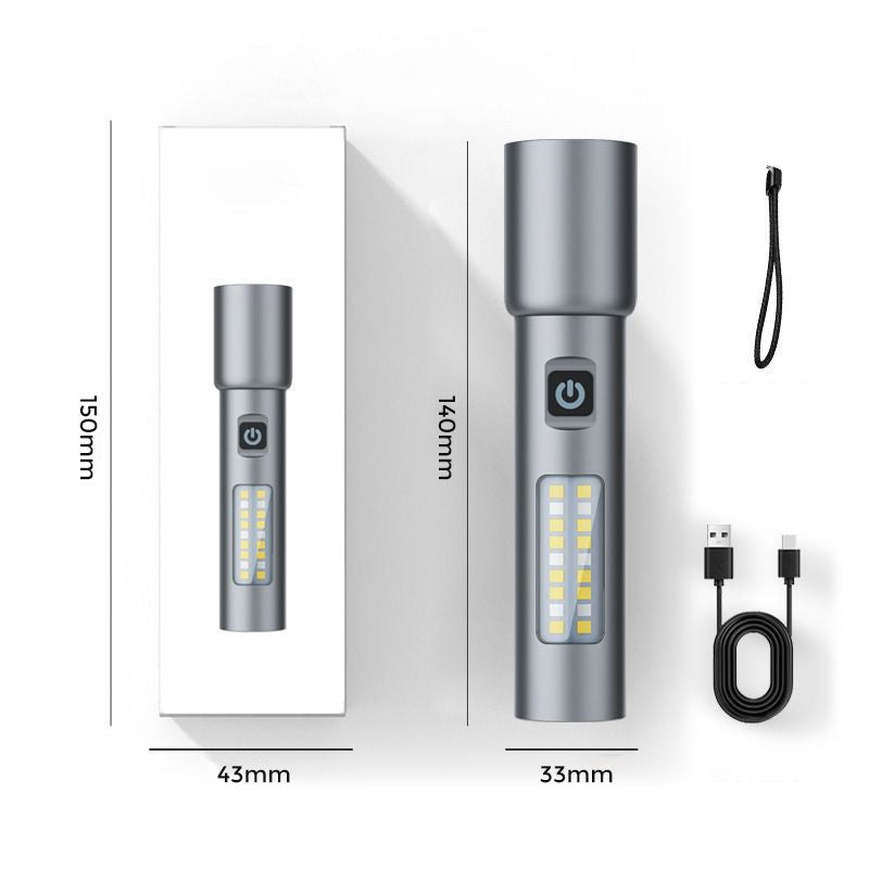 Lampe de poche zoomable ultra-brillante