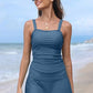 🩱Maillot de Bain Deux Pièces Tankini Vintage pour Femme avec Contrôle du Ventre