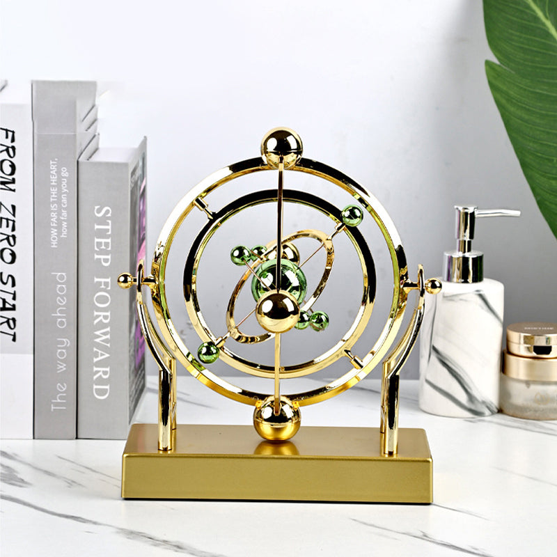 🔥Pendule à mouvement perpétuel en orbite céleste – Décoration rotative créative pour la maison
