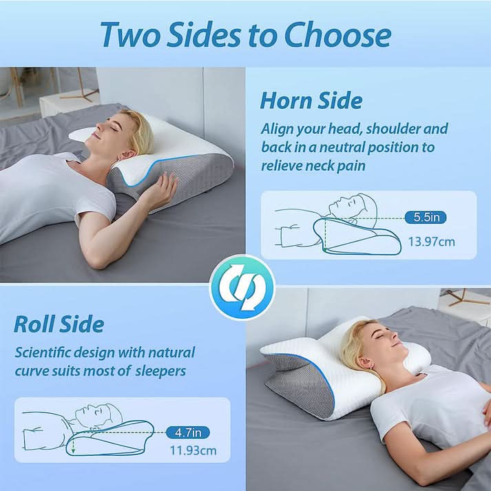 Oreiller ergonomique pour un sommeil profond