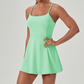 🏃‍♀️Mini robe sport à spaghetti - Sleek & Active✨