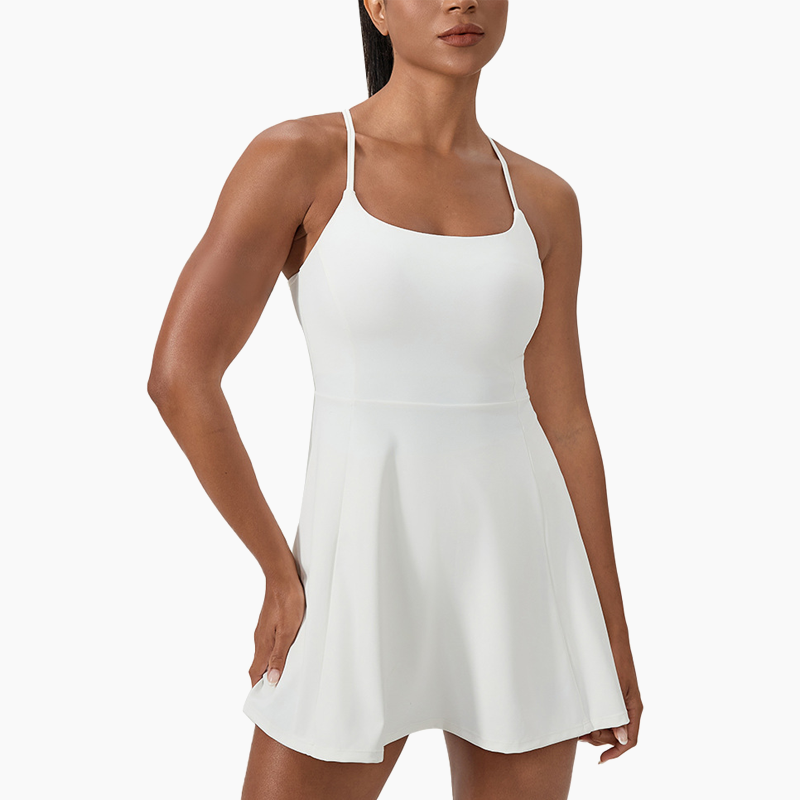 🏃‍♀️Mini robe sport à spaghetti - Sleek & Active✨