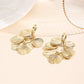🍀Boucles d'oreilles à feuilles superposées pour femmes✨