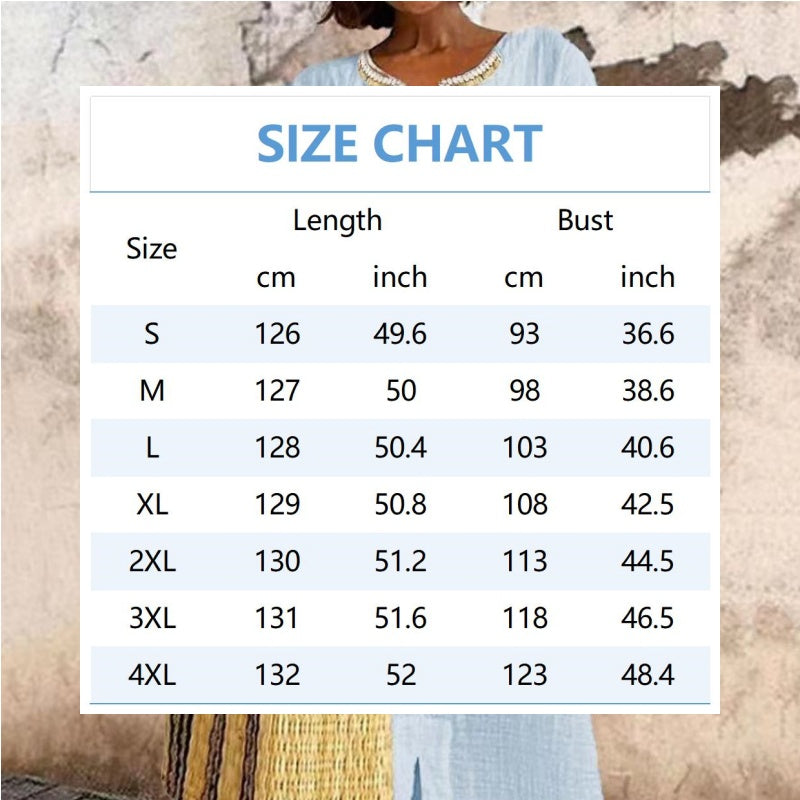 🩷Summer Hot Sale 50%OFF🩷Robe séparée de coton en vrac décontractée pour femmes