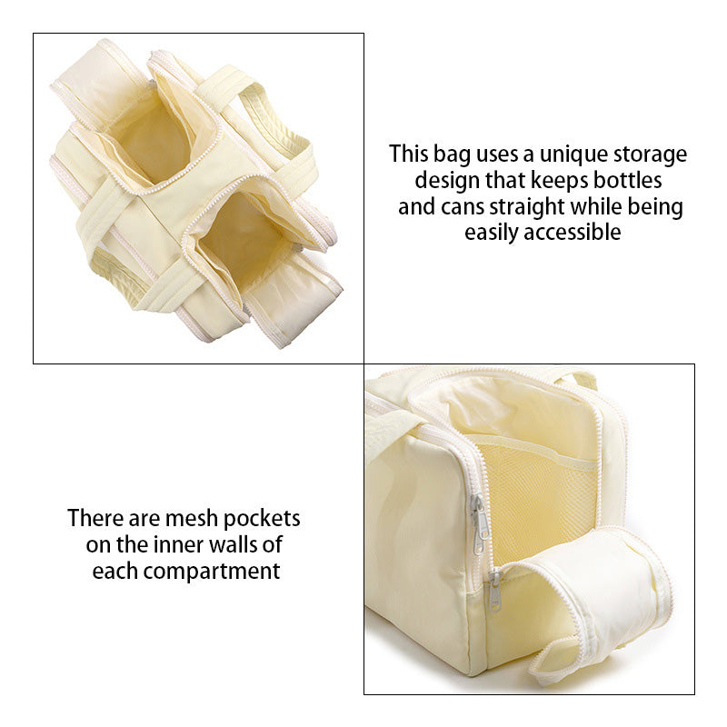 🌟 Trousse de toilette élégante avec des compartiments astucieux - parfaite pour les voyages et le maquillage !