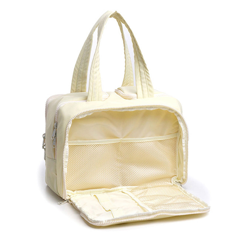 🌟 Trousse de toilette élégante avec des compartiments astucieux - parfaite pour les voyages et le maquillage !