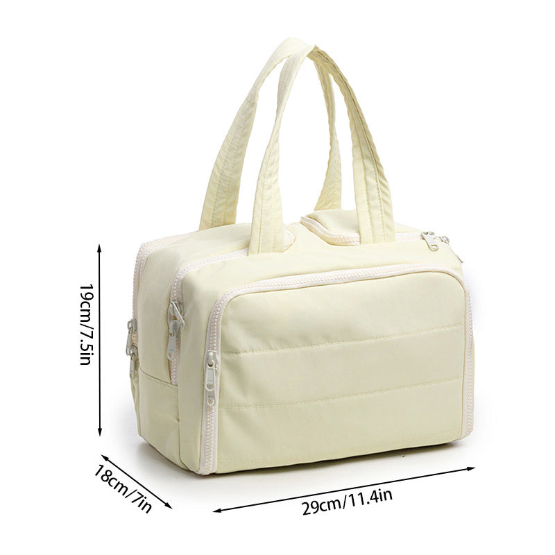 🌟 Trousse de toilette élégante avec des compartiments astucieux - parfaite pour les voyages et le maquillage !