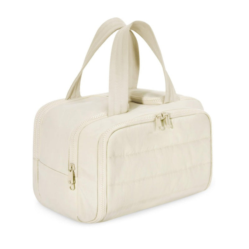 🌟 Trousse de toilette élégante avec des compartiments astucieux - parfaite pour les voyages et le maquillage !