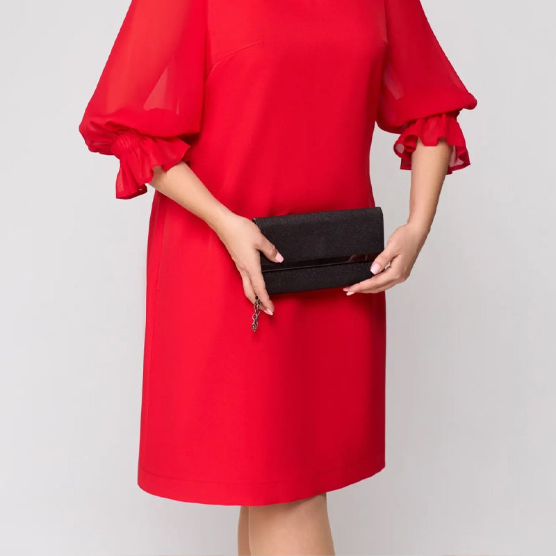 Robe élégante et solide à revers découpé pour femmes
