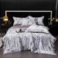 Drap de lit floral respirant et rafraîchissant 4 pièces