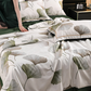 🔥Offre estivale limitée 60% de réduction 🌸 Parure de Lit 4 Pièces Florale Fraîche et Respirante