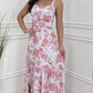 💖VENTE DU DERNIER JOUR 50% DE RÉDUCTION💖Robe féminine à imprimé floral et ourlet plissé