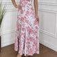 💖VENTE DU DERNIER JOUR 50% DE RÉDUCTION💖Robe féminine à imprimé floral et ourlet plissé