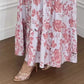💖VENTE DU DERNIER JOUR 50% DE RÉDUCTION💖Robe féminine à imprimé floral et ourlet plissé