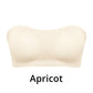 Soutien-gorge sans bretelles et sans armatures pour femmes, anti-dérapant avec fermeture croisée sur le côté