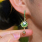 Délicates boucles d'oreilles en feuille de ginkgo pour femmes