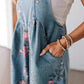 🌸2025 New Fashion Vintage Floral Imprimé en denim