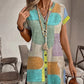 🔥 Robe à motifs contrastés avec superpositions - 50% de réduction pour une durée limitée !