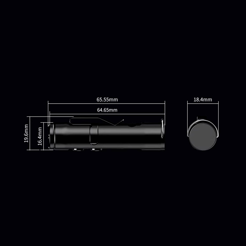 🔥Vente à chaud à l'échelle mondiale🔥Mini lampe de poche magnétique multifonctionnelle rechargeable pour porte-clés🎉
