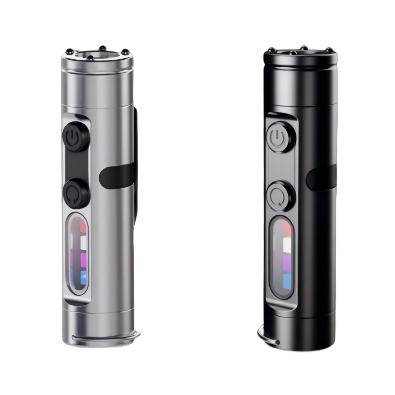 🔥Vente à chaud à l'échelle mondiale🔥Mini lampe de poche magnétique multifonctionnelle rechargeable pour porte-clés🎉