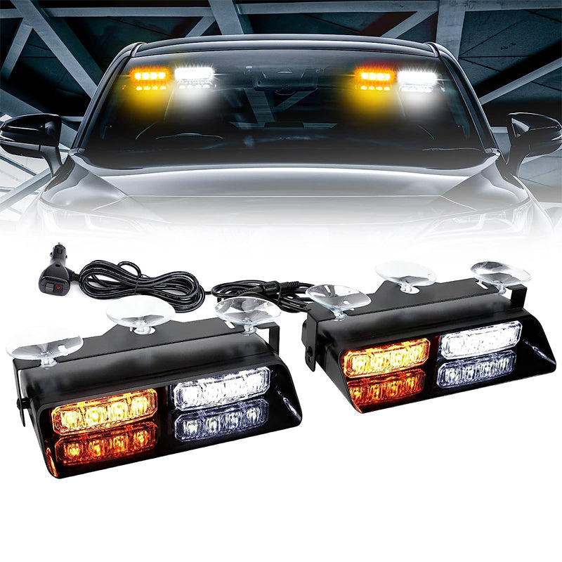 🎉🛍️Promotion chaude 50 % de réduction🚗Lampe stroboscopique d'avertissement à ventouse pour véhicules