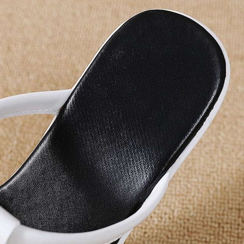 Sandales à semelles compensées à plateforme découpée pour femmes