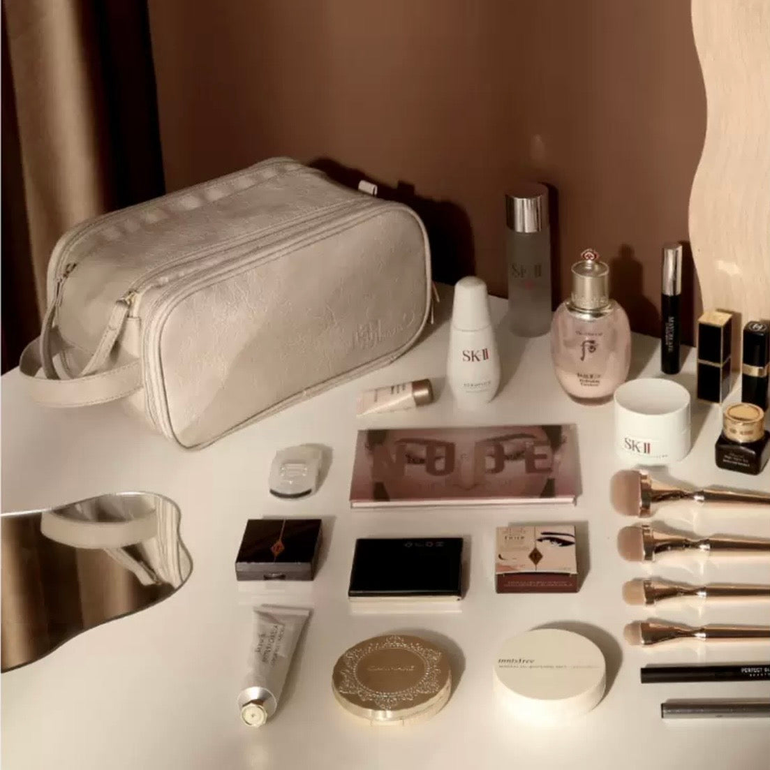 📢Durée limitée 50% de réduction✨🌸Sac à Cosmétiques de Grande Capacité à Huit Compartiments🌸