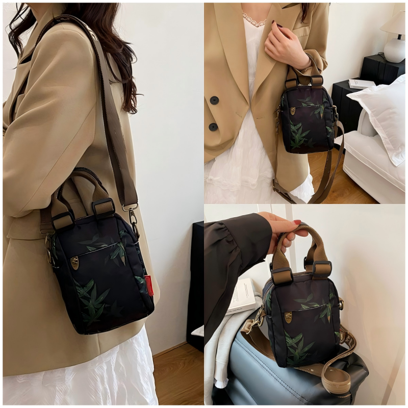 🔥Sac à bandoulière multicouche imprimé mode pour femme
