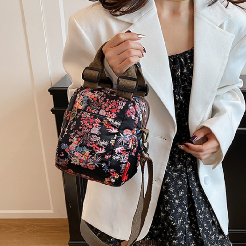 🔥Sac à bandoulière multicouche imprimé mode pour femme
