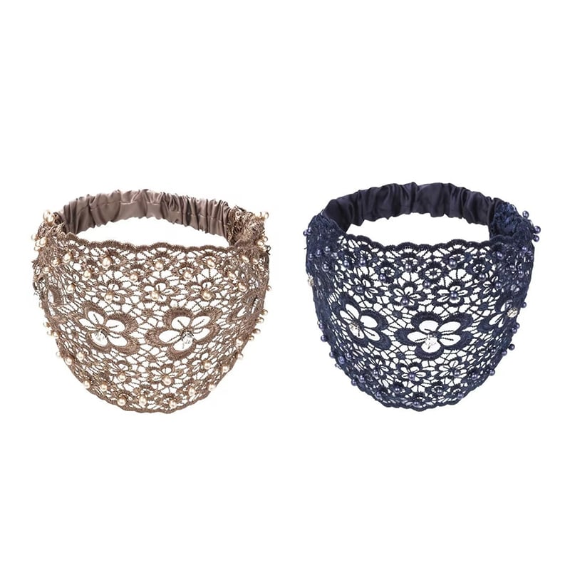 📢50% de réduction pour une durée limitée📢✨Bandeau Creux Large à Perles en Fleurs de Prunier