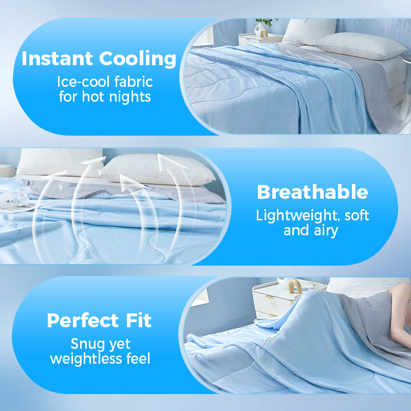 💥Dernier jour 50% de réduction-❄️ Cozy Cooling Blanket💤